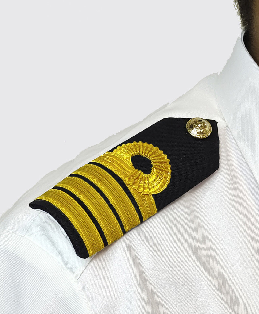 Hard Eppaulets - Officers (Pair) - Round Pattern